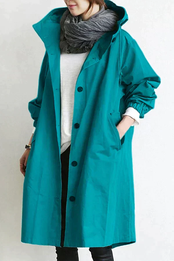 Urban hooded rain coat for women | Marin