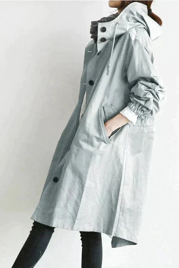 Urban hooded rain coat for women | Marin