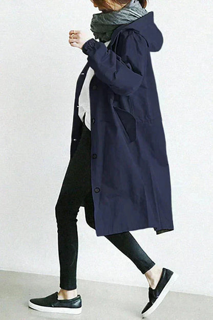 Urban hooded rain coat for women | Marin