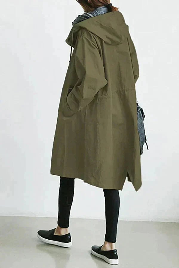 Urban hooded rain coat for women | Marin