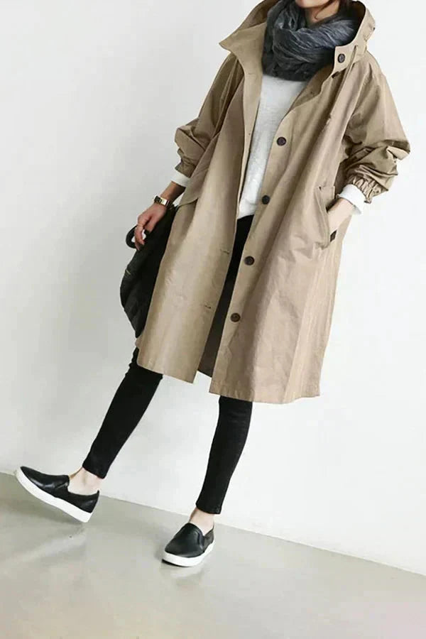 Urban hooded rain coat for women | Marin