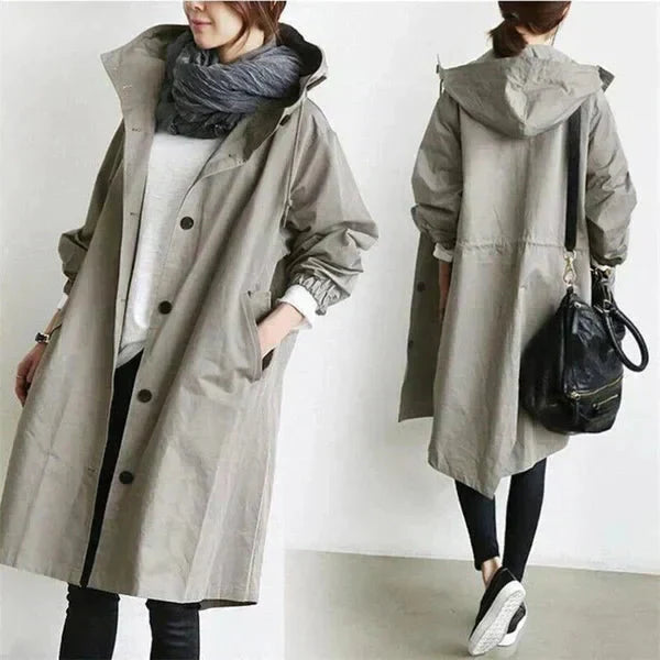 Urban hooded rain coat for women | Marin