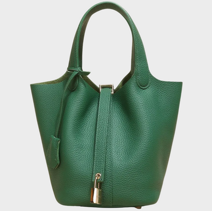 Kennedy | Women's Pebbled Shoulder Bag with Lock Detail