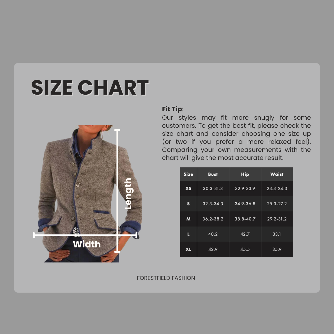 Women's vintage stand-collar two-tone blazer | Marlowe