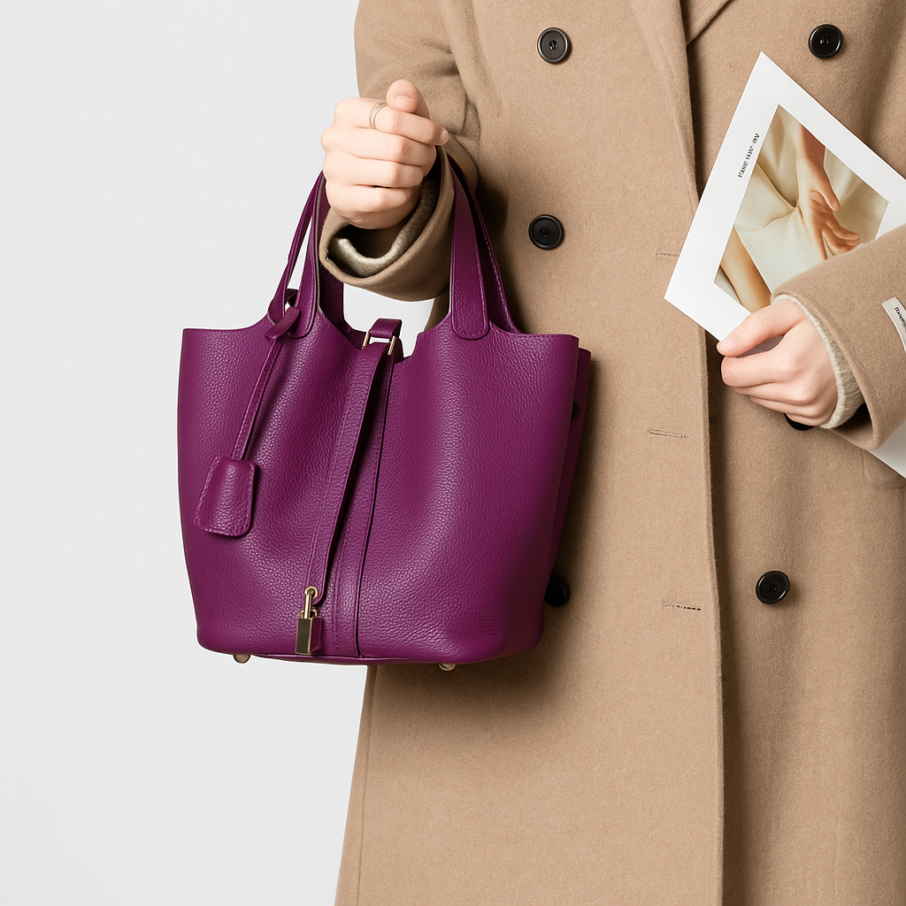 Kennedy | Women's Pebbled Shoulder Bag with Lock Detail