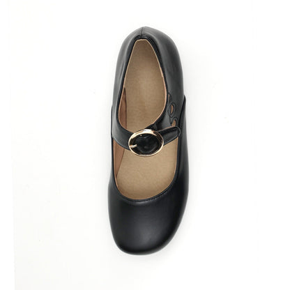 Classic orthopaedic everyday leather flats for women | Mary