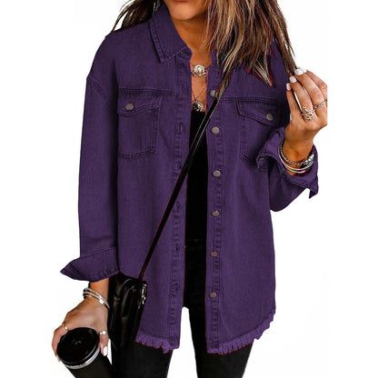 Classic signature denim everyday jacket for women | Katja