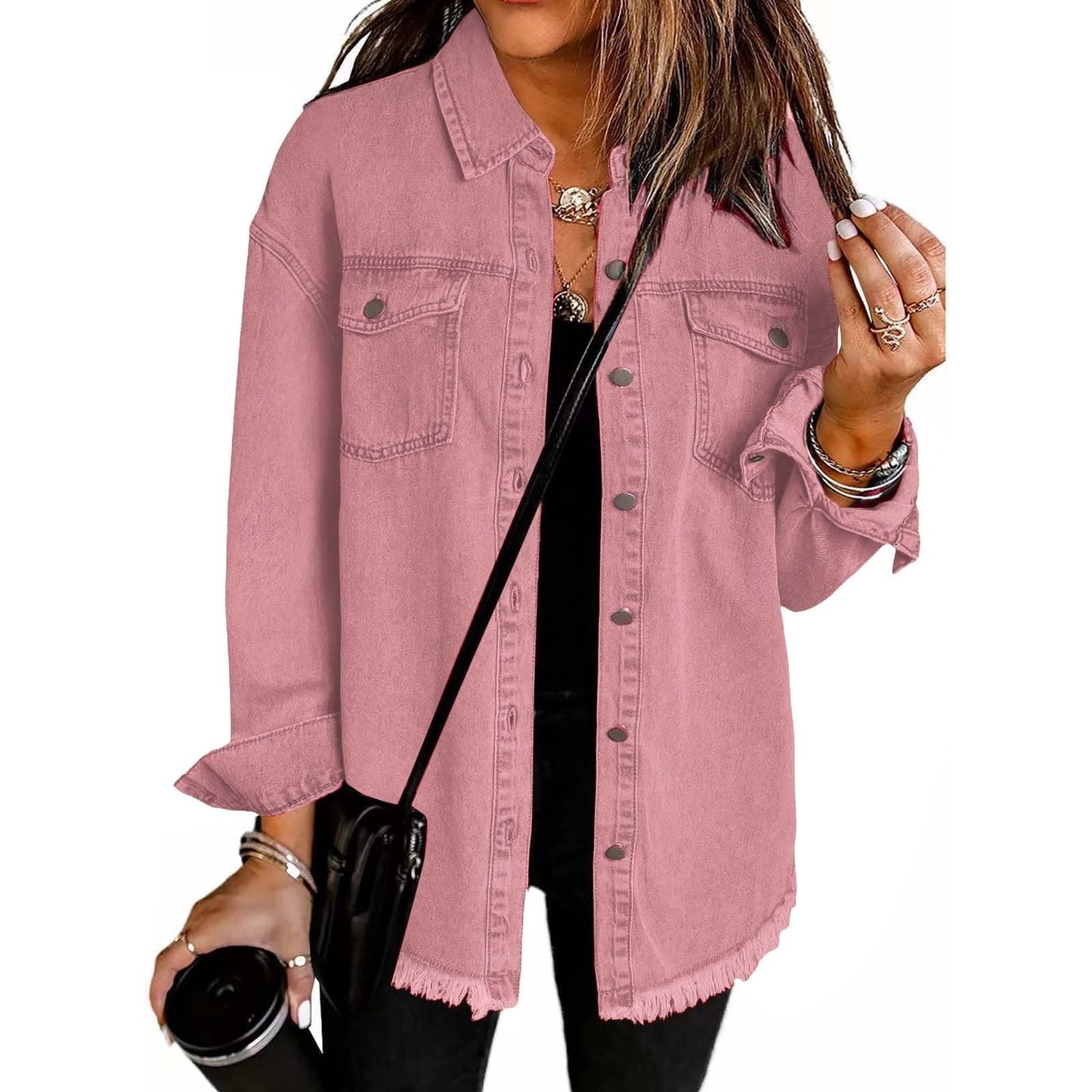 Classic signature denim everyday jacket for women | Katja