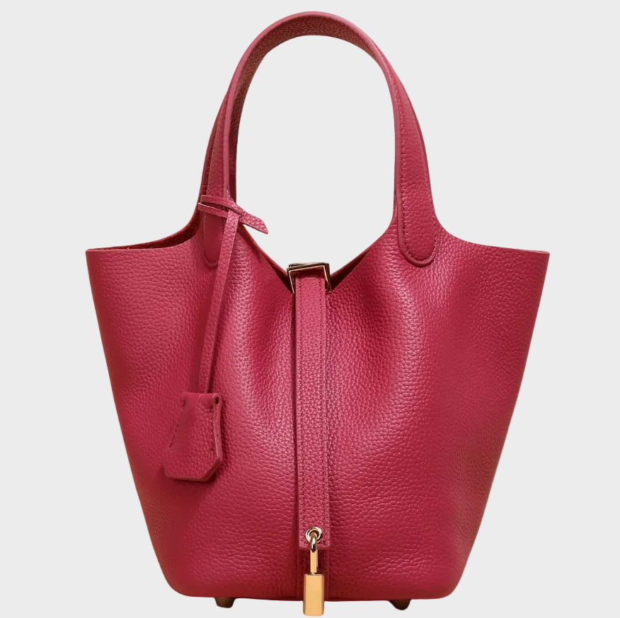 Kennedy | Women's Pebbled Shoulder Bag with Lock Detail