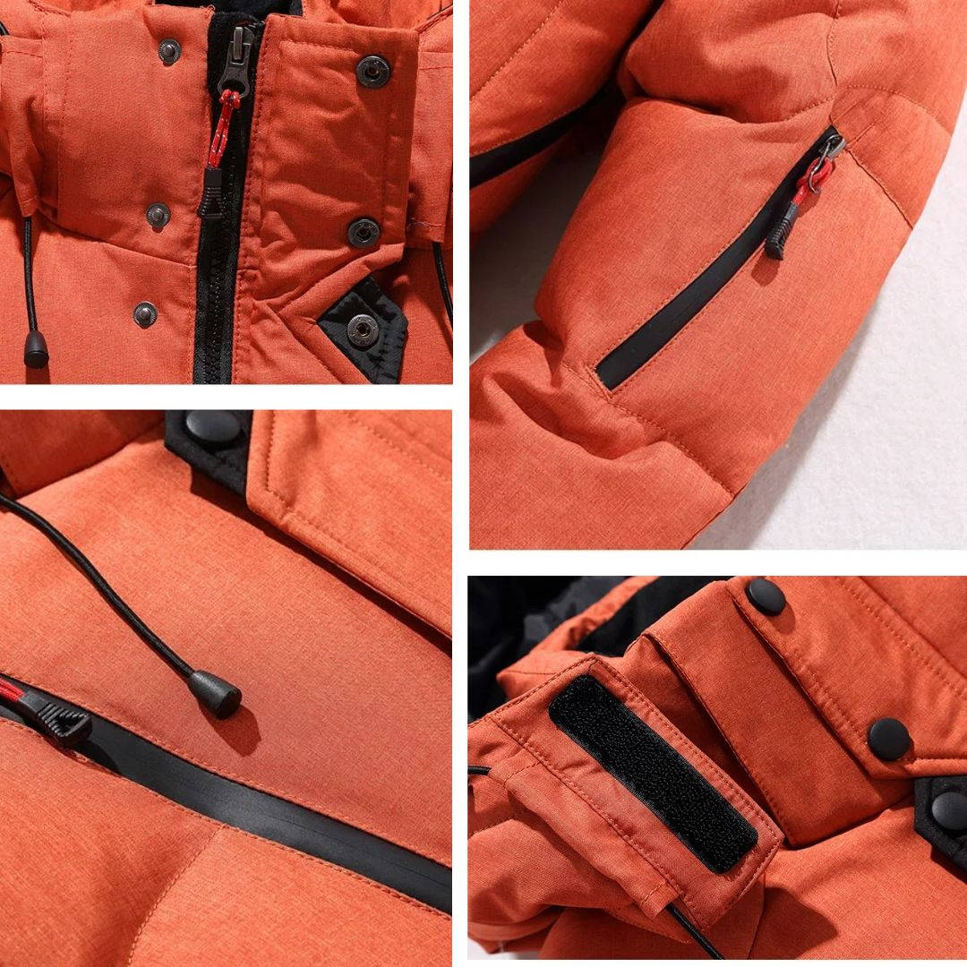 Extreme cold weather hooded parka for men | Archer