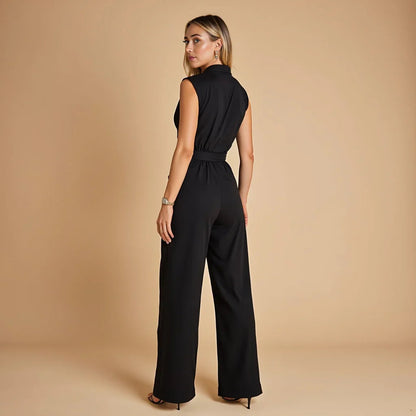 Classic sleeveless elegant everyday jumpsuit for women | Valencia