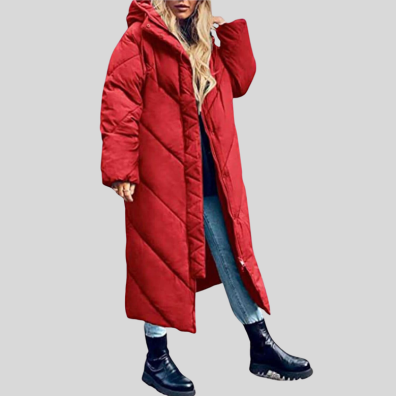 Warm hooded winter everyday jacket for women | Elina