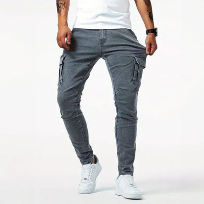 Classic cargo denim everyday jeans for men | Ferran
