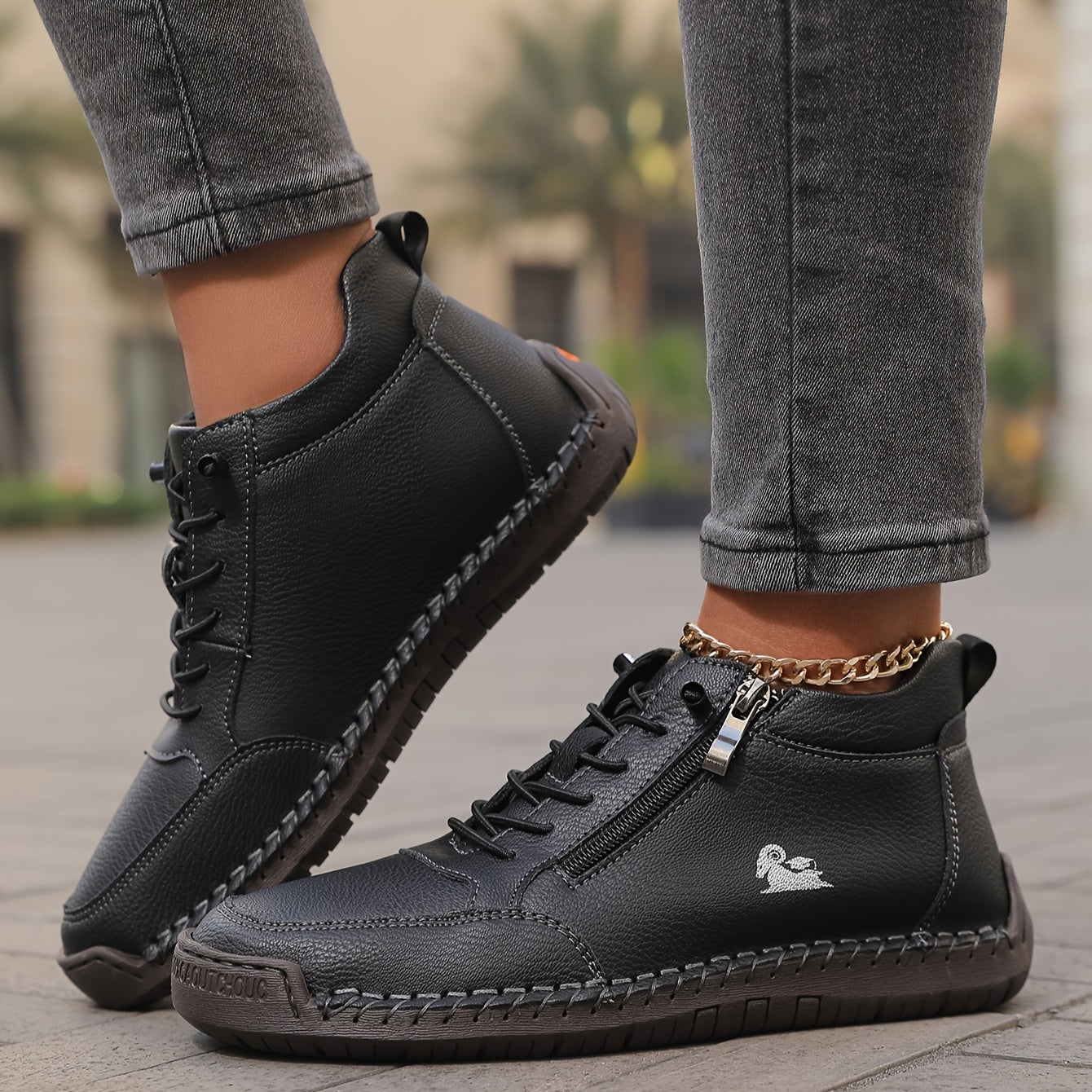 Zip-up orthopaedic everyday shoes for women | Helena