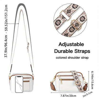 Calliope | Women's Adjustable Strap Retro Crossbody Bag