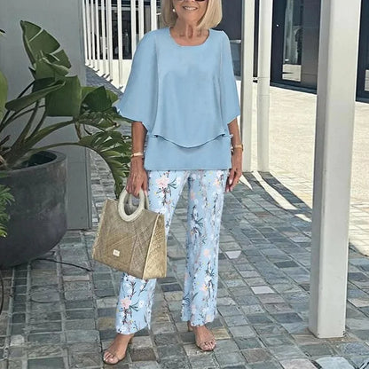 Stylish printed everyday two-piece set for women | Genevieve
