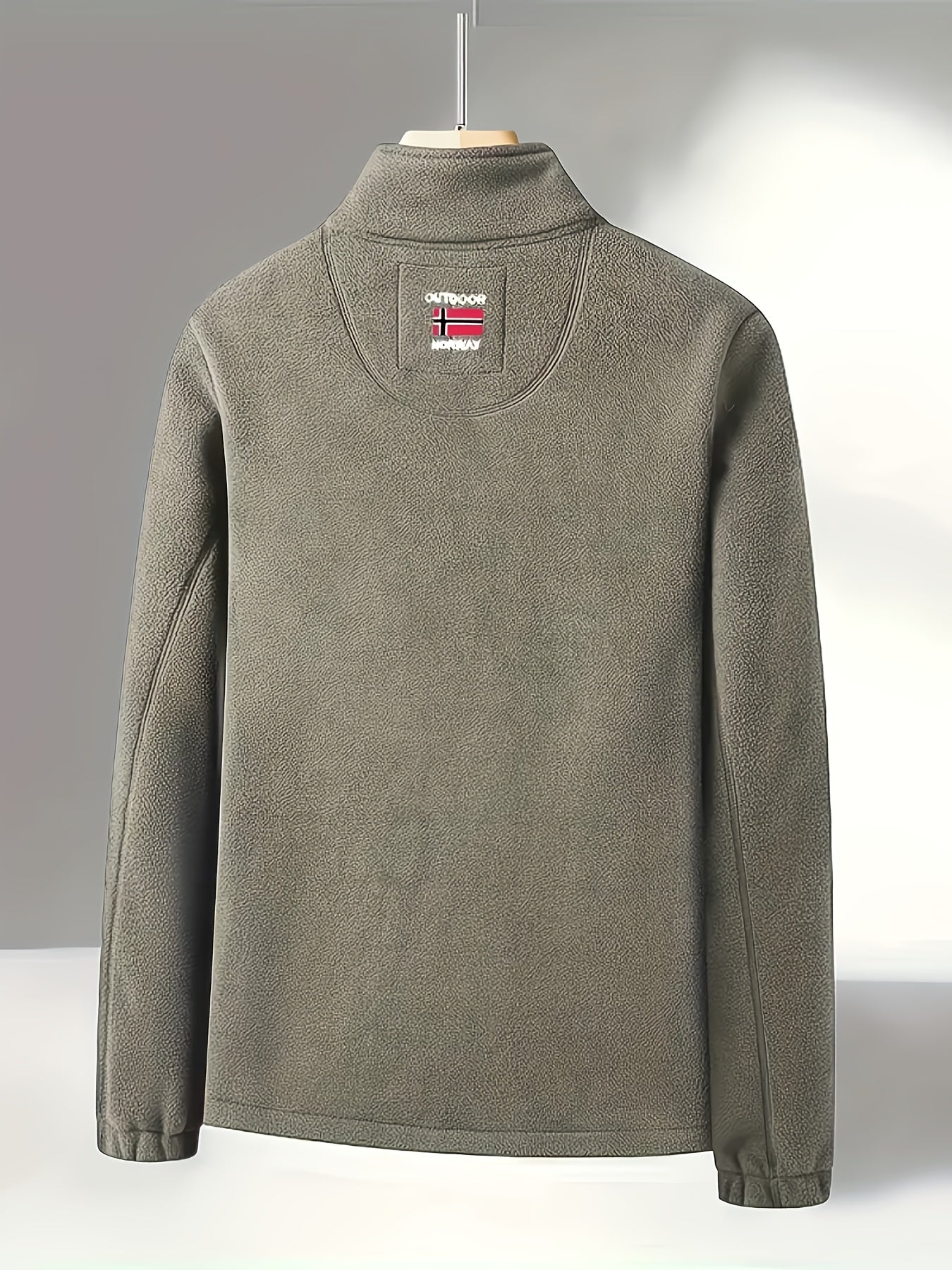 Men’s outdoor performance fleece jacket with high collar | Rowan