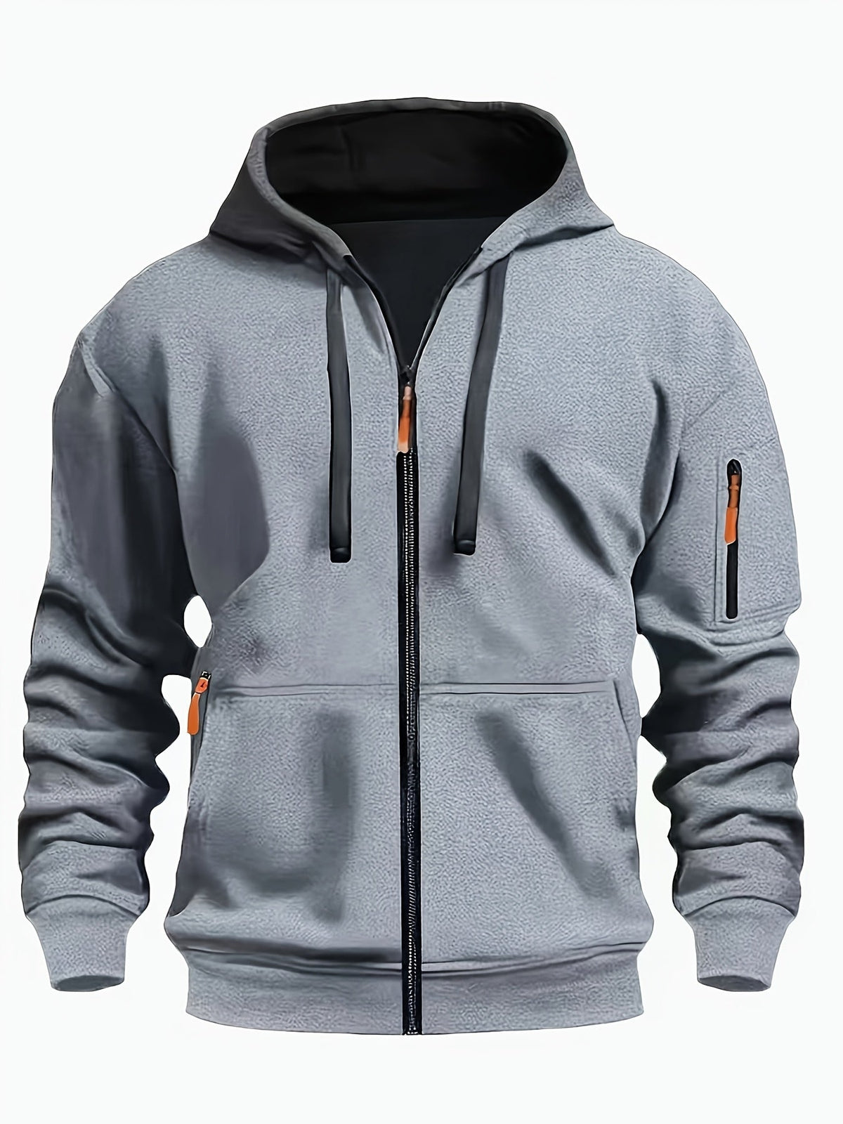 Gerald | Men's Full Zip Hooded Sweatshirt with Pockets