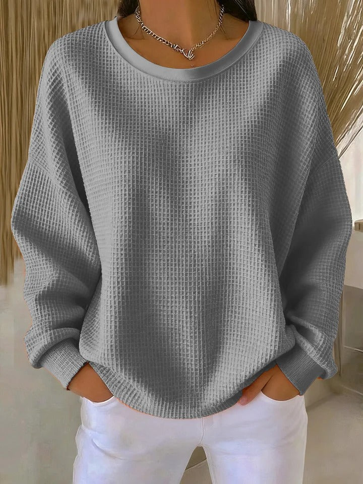 Classic relaxed everyday knit sweater for women | Nova