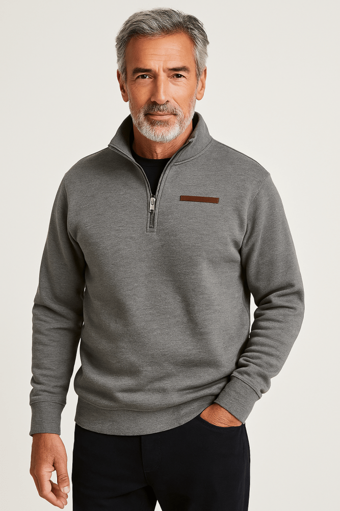 Soft fleece everyday pullover jumper for men | Adrien