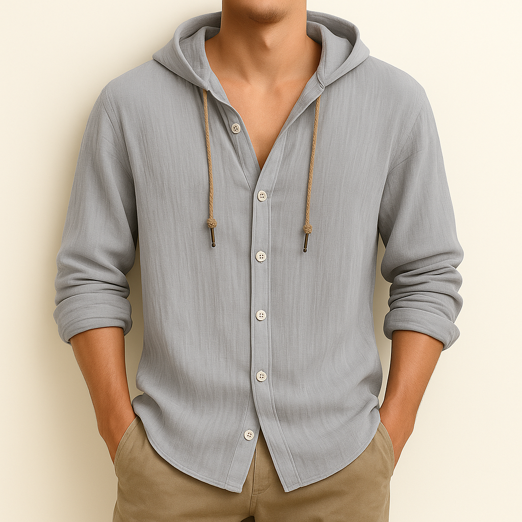 Casual hooded everyday shirt for men | Emerson