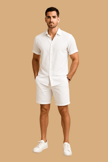 Elias Short-Sleeve Shirt | Casual Button-Down | Tailored Everyday Comfort