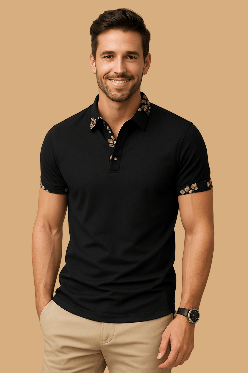 Leon Classic Polo Shirt | Breathable Slim Fit | Short Sleeve Casual Style