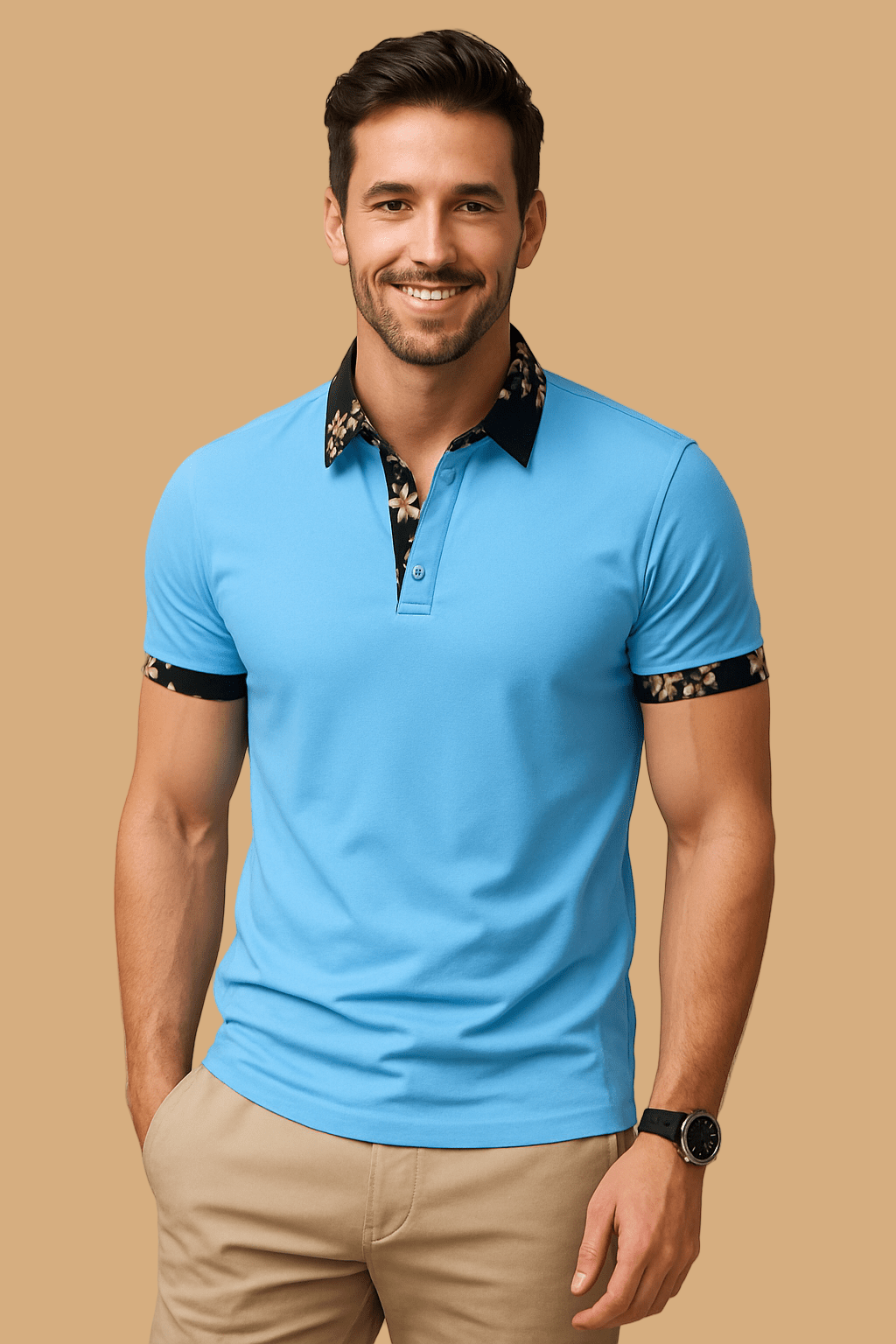 Leon Classic Polo Shirt | Breathable Slim Fit | Short Sleeve Casual Style