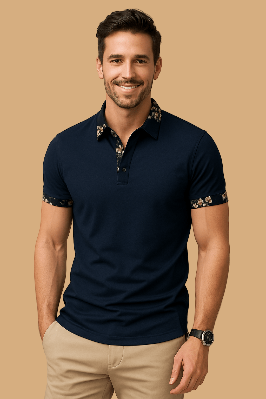 Leon Classic Polo Shirt | Breathable Slim Fit | Short Sleeve Casual Style