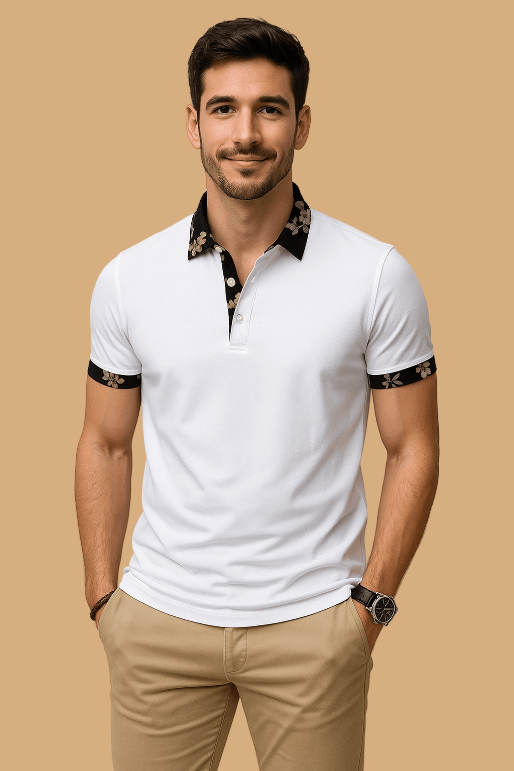 Leon Classic Polo Shirt | Breathable Slim Fit | Short Sleeve Casual Style