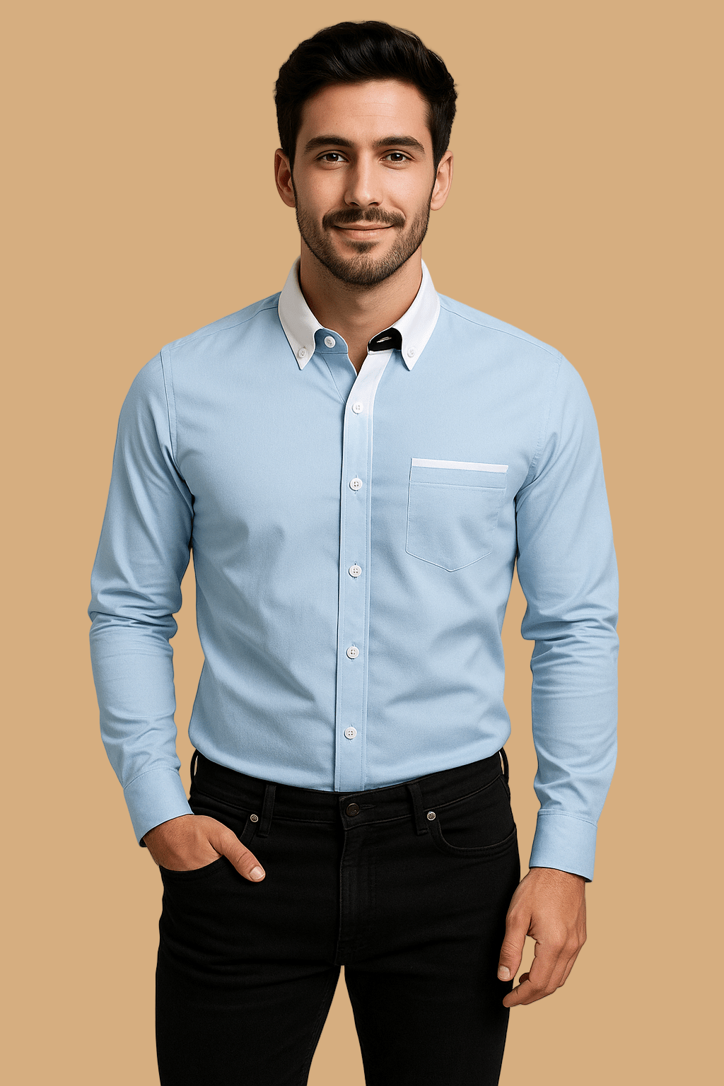 Adrian Long-Sleeve Shirt | Casual Slim Fit | Modern Everyday Style