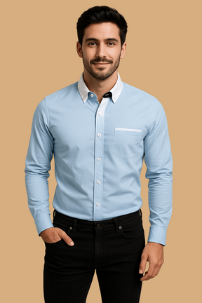 Adrian Long-Sleeve Shirt | Casual Slim Fit | Modern Everyday Style
