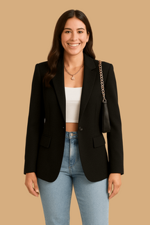 Women’s Liana Fashion Blazer | Streetwear Chic Tailored Jacket | Versatile Everyday Style