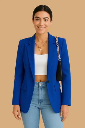 Women’s Liana Fashion Blazer | Streetwear Chic Tailored Jacket | Versatile Everyday Style