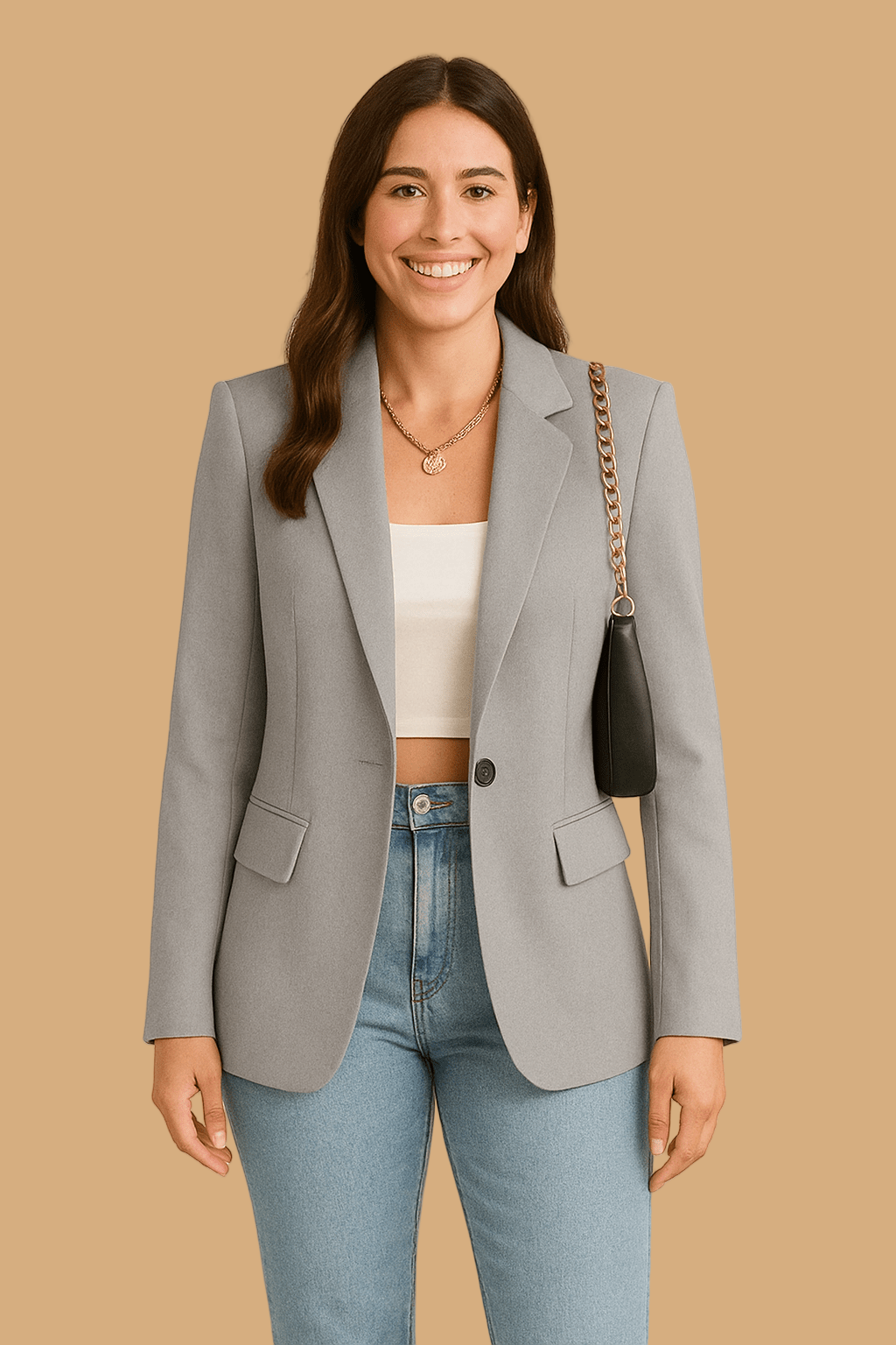 Women’s Liana Fashion Blazer | Streetwear Chic Tailored Jacket | Versatile Everyday Style