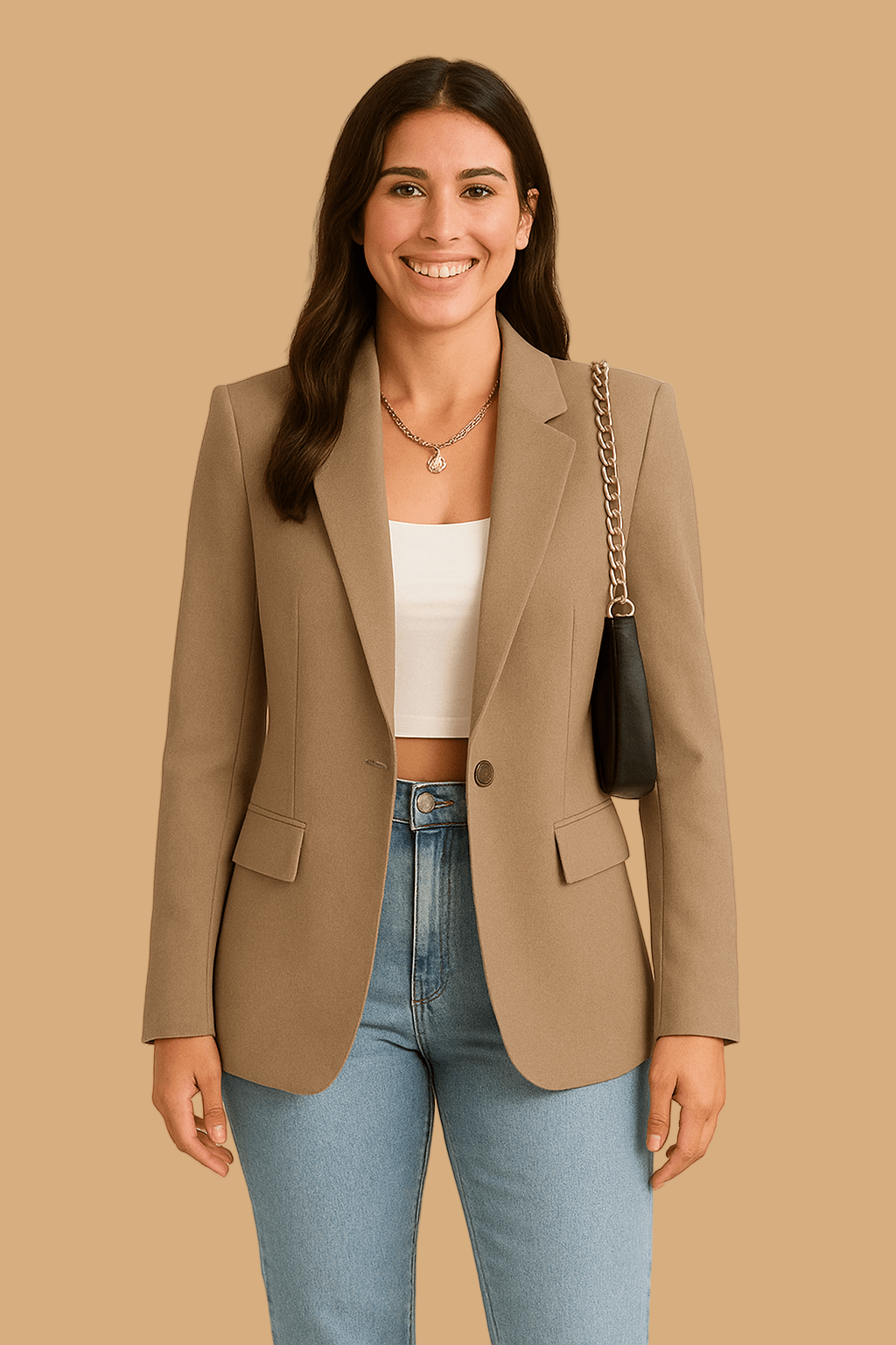 Women’s Liana Fashion Blazer | Streetwear Chic Tailored Jacket | Versatile Everyday Style