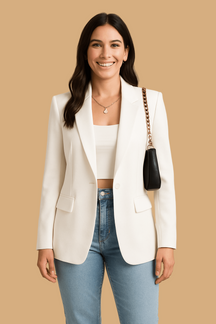 Women’s Liana Fashion Blazer | Streetwear Chic Tailored Jacket | Versatile Everyday Style