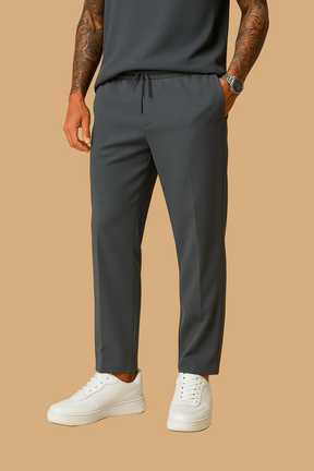 Diego Loose Fit Trousers | Wide-Leg Diver Style | Structured Drape & Everyday Comfort