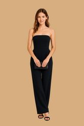 Women’s Adriana Strapless Jumpsuit | Sculpted Fit | Elegant Wide-Leg Summer Style
