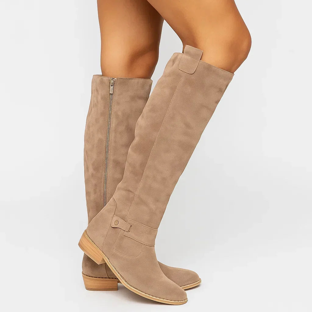 Sloane | Women's Knee High Boots with Block Heel