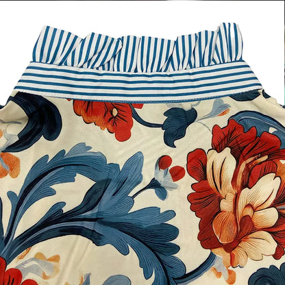 Classy vintage floral printed everyday blouse for women | Serenity