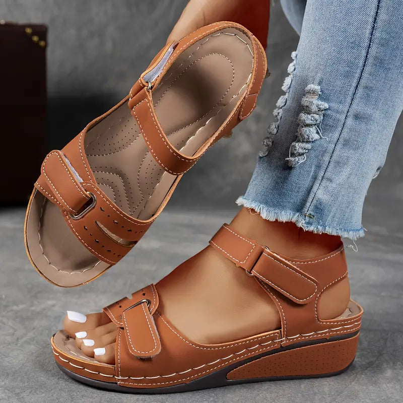 Winslet | Women's Adjustable Strap Wedge Sandals