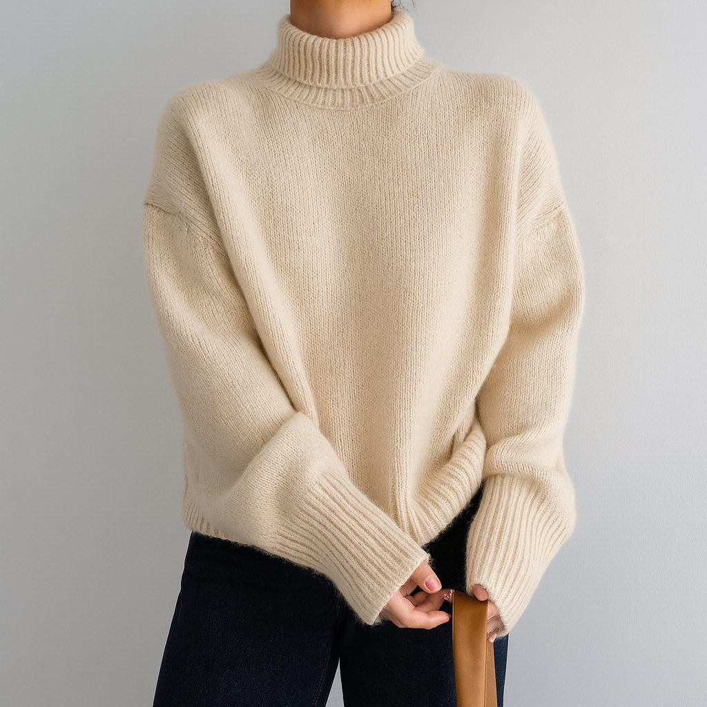 Elegant turtleneck sweater for women | Aloria