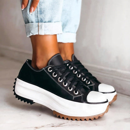 Low-top shoes with thick sole for women | Gianna