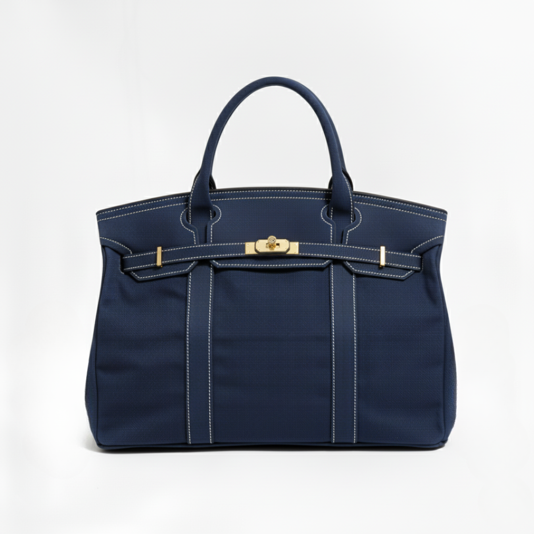 Hazel | Women's Structured Canvas Tote Bag with Handles