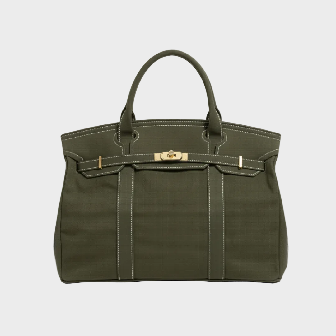 Hazel | Women's Structured Canvas Tote Bag with Handles