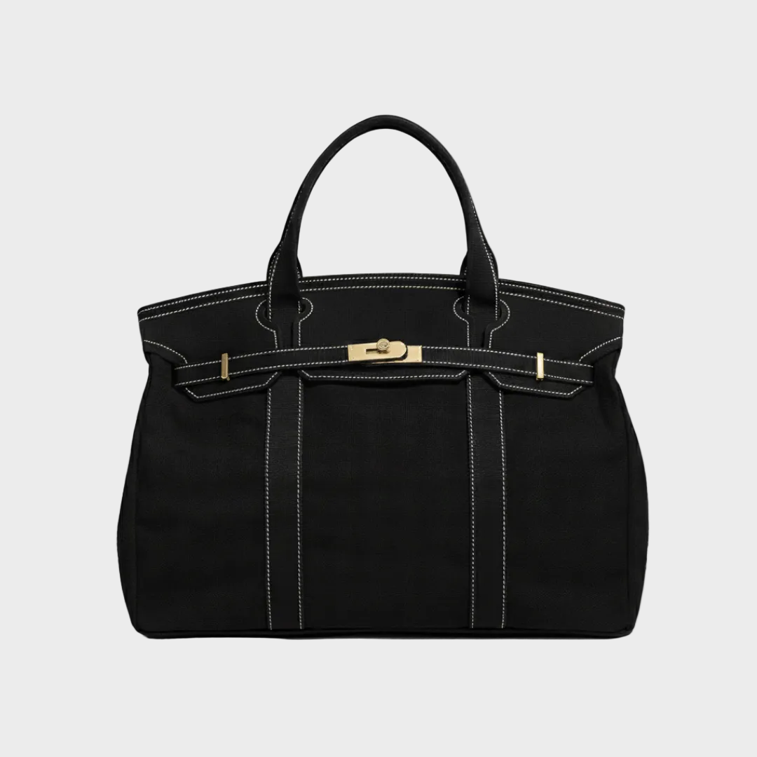 Hazel | Women's Structured Canvas Tote Bag with Handles