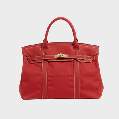 Hazel | Women's Structured Canvas Tote Bag with Handles