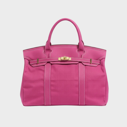 Hazel | Women's Structured Canvas Tote Bag with Handles