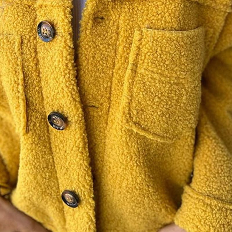 Dorothea | Women's Sherpa Button Down Jacket